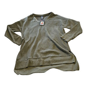 Lildy Small Green Long Sleeve Pullover Shirt